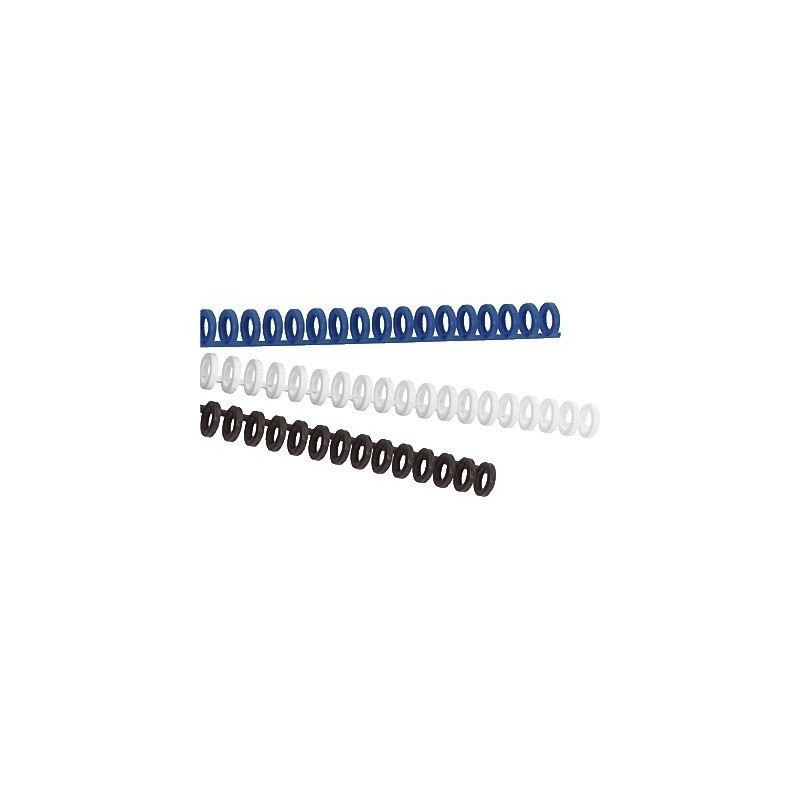 ENCUADERNADORES CANUTILLOS PP IBICLICK 8 MM. NEGRO