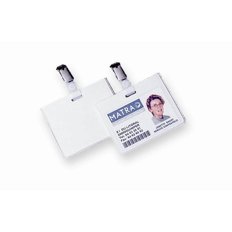 IDENTIFICADOR PORTANOMBRES CON PINZA FELLOWES