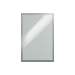 MARCO AUTOADHESIVO CON PANEL FRONTAL MAGNETICO DURABLE DURAFRAME A3 PLATA