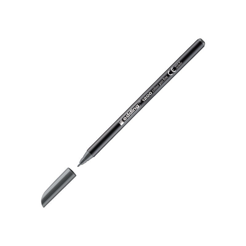 ROTULADOR PUNTA DE FIBRA EDDING 1200 GRIS
