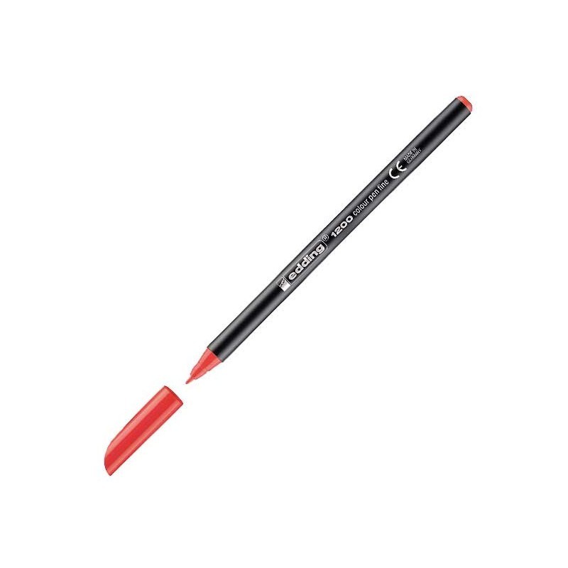 ROTULADOR PUNTA DE FIBRA EDDING 1200 ROJO