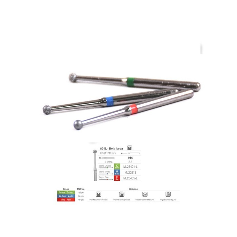 801LM-016 FRESA FG DIAMANTE FIG 697 MEDIO 5 U.