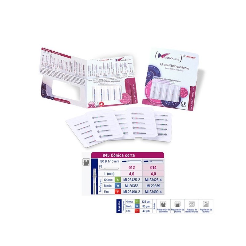 845F-012 FRESA FG DIAMANTE FIG 168 FINO 5 U.