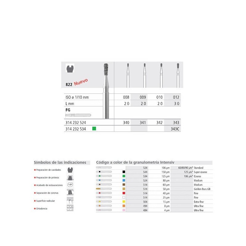 FG 343/6   822-012 FG DIAM. MEDIO 6U.
