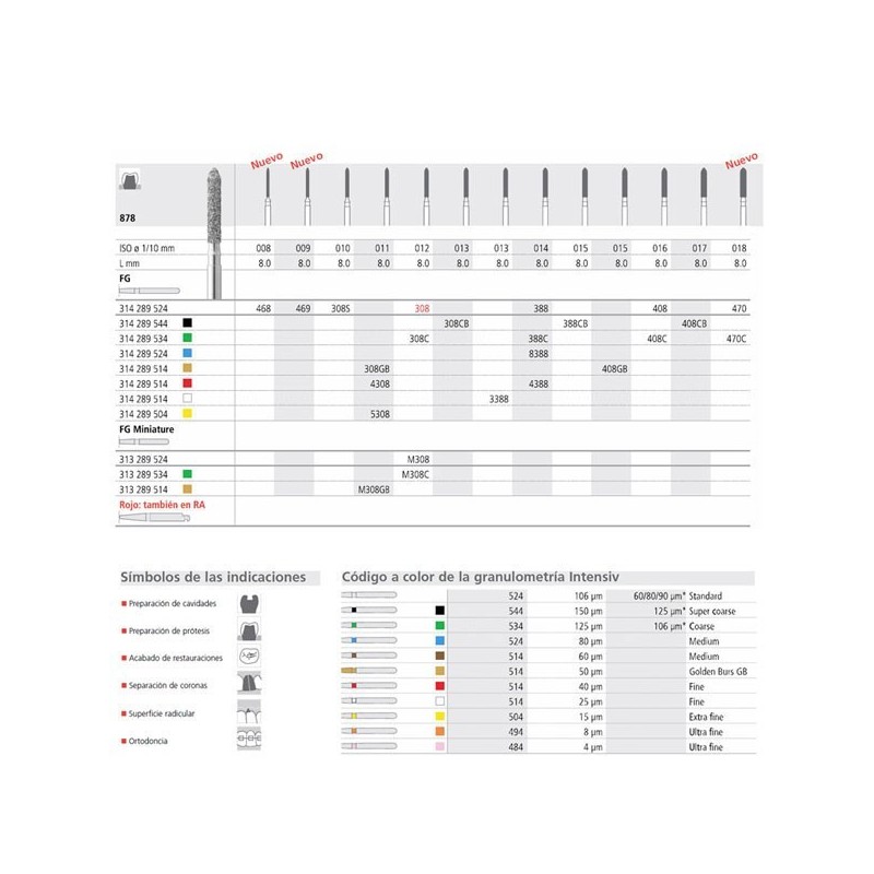 FG 469/6   878-009 FG DIAM. MEDIO 6U.