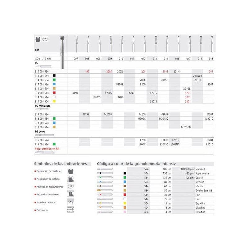 FG 5201/6 801-016 FG DIAM. X-FINO 6U.