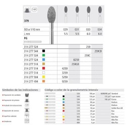 FG 5259/6 379-031 FG DIAM. X-FINO 6U.