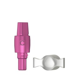 Implant pick-up closed tray