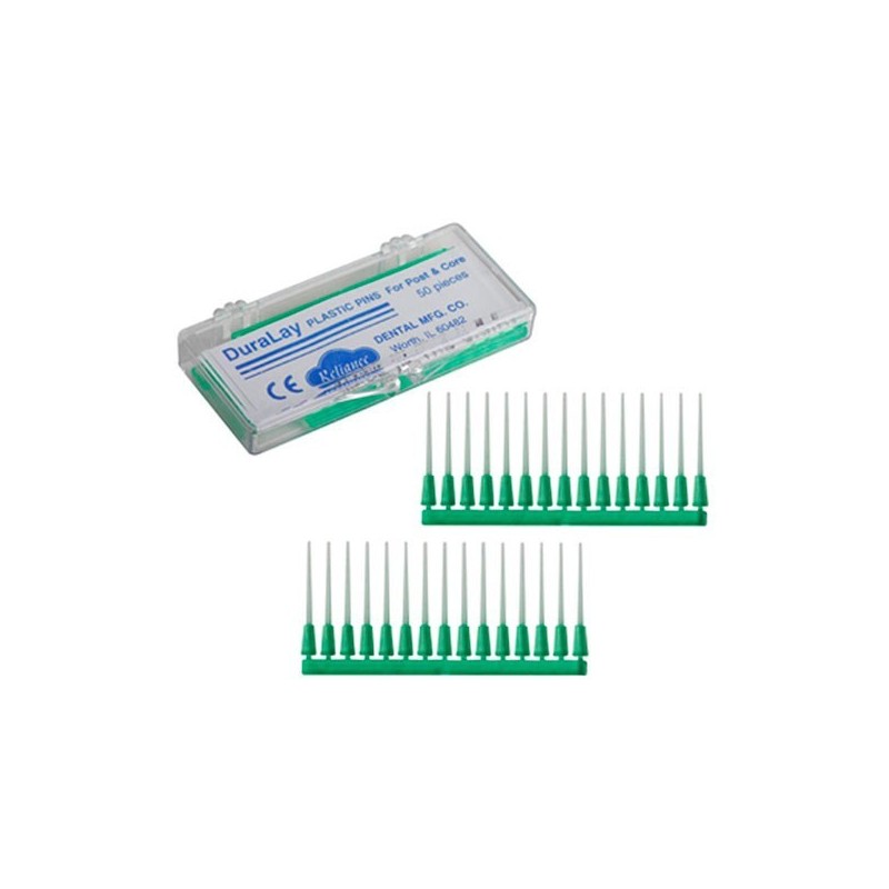 DURALAY PLASTIC PINS 50u.
