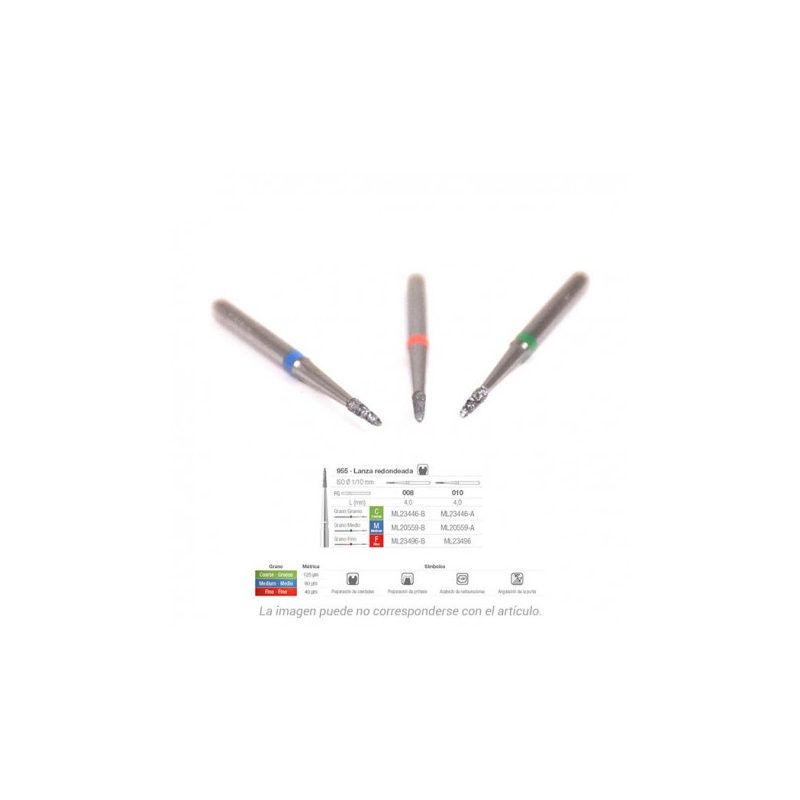 955F-010 FRESA FG DIAMANTE FIG 699 FINO 5 U.