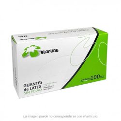 GUANTES LATEX SIN POLVO